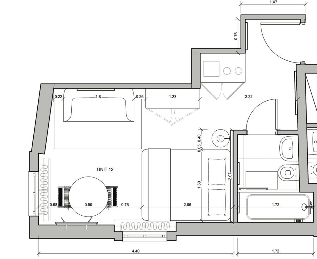 Cozy Studio Apartment Unit 12 In Center Of Zürih Dış mekan fotoğraf